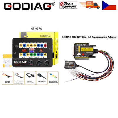 GODIAG GT100 PRO OBDII Break Out Box E-CU Bench Connector &E.CU GPT Boot Adapter