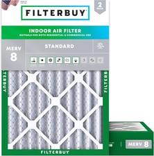 Filterbuy 20x21.5x4 MERV 8 Air Filter Replacement HVAC Furnace