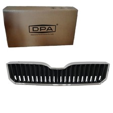 DPA KÜHLERGRILL FRONT GRILL SCHWARZ CHROM LEISTE passend für SKODA SUPERB II
