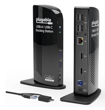 Universal Laptop Docking Station Dual HDMI Monitor for Windows and Mac Driver
