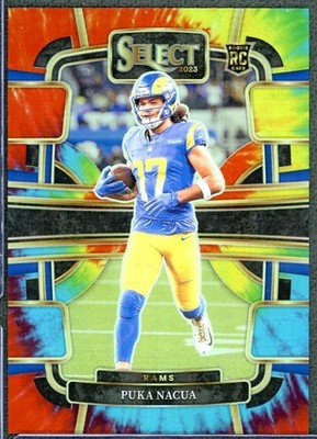 2023 Panini Select Puka Nacua Rookie Tie-Dye /25 #56