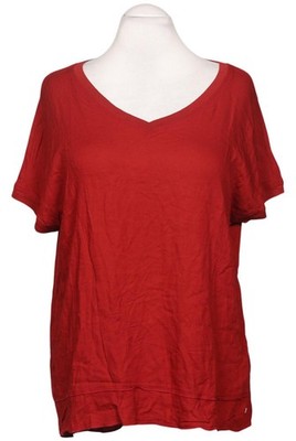 CECIL Bluse Damen Oberteil Hemd Hemdbluse Gr. XL Baumwolle Rot #cq48o89