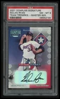 2001 Donruss Signature Nolan Ryan Team Trademarks Auto PSA 8 Master Series HOF