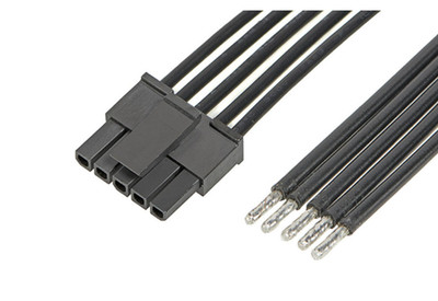 Molex 2147511052 Micro-Fit 3.0 Single Row Pigtail 5-Ckt 300mm 1x5 Cable