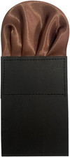 Cotim Coyin Prefolded Suit Pocket Squares, Pre-Folded Card Solid Color Handkerch