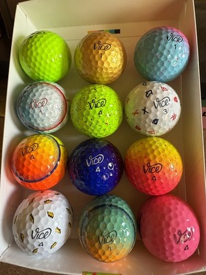 Vice Golfbälle ultimative Sammler Dutzend ZAP DRIP SKETCH FADE DRIVE TRACER PRO
