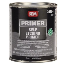 SEM 39684 Self Etching Primer, Gray, Quart