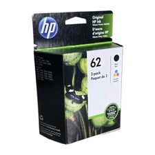 HP 62 Black 2-pack T0A52AN Ink Cartridge Free Shipping GENUINE