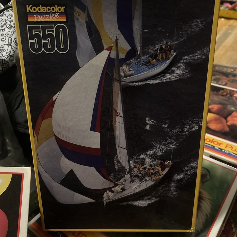 Rare Vintage Kodacolor 550 Piece Sailboats Made In USA