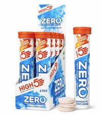HIGH5 ZERO Electrolyte 160 Tablets Pack of 8x20 Orange & Cherry Hydration Sport