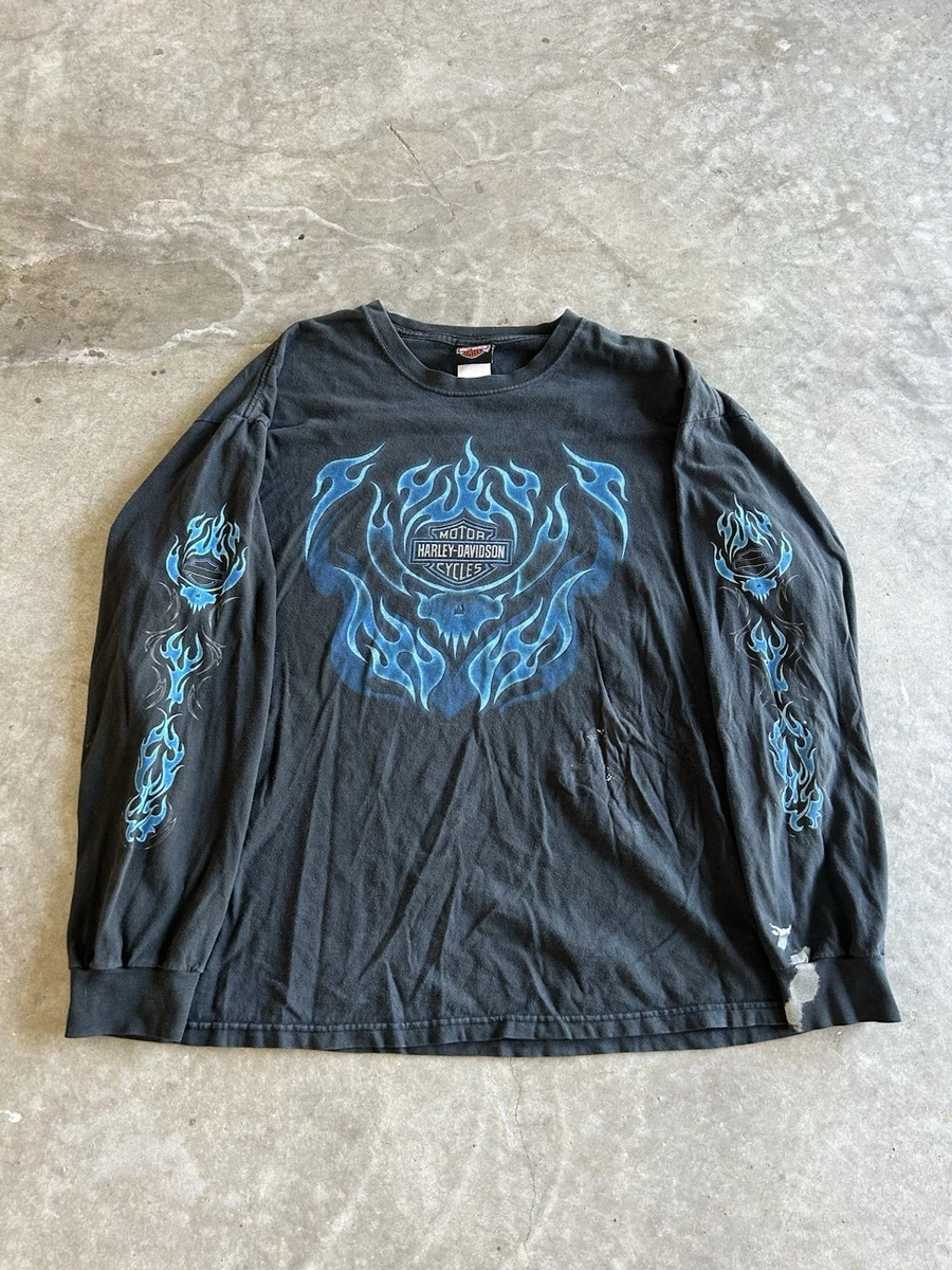 Harley-Davidson Blue Long Sleeve Shirts for Men for sale | eBay