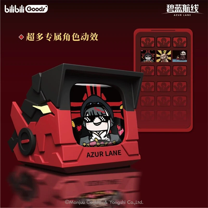 Anime Azur Lane Bluetooth Earphones LCD Touch Screen L-Shape Wireless Headphones - Image 2 of 4