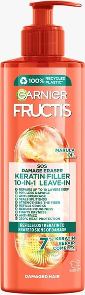 Garnier Fructis SOS Repair Leave-In Haarpflege Feuchtigkeit Glanz 400 Ml-image
