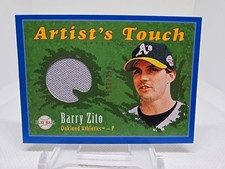 2004 UD Play Ball Barry Zito 88/250 Artist's Touch Game Used Jersey #AT-BZ A's