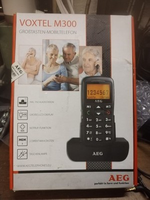 AEG Voxtel M300 Mobiltelefon Schwarz