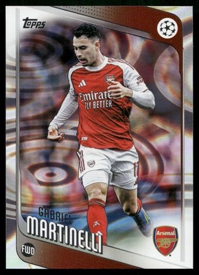 Gabriel Martinelli - 2025-26 Topps Flagship UCC - Raindrops Parallel #19
