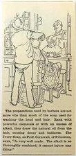 1886 Ivory Soap Barber Shop Advertisement Victorian Procter & Gamble DWKK27F