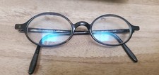 Vtg Oliver Peoples Op 602 43-20-140 Tortoise Oval Eyeglasses Frames W/case Japan