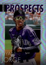 2023 Bowman Dyan Jorge #MP-10 Modern Prospects Colorado Rockies 3I