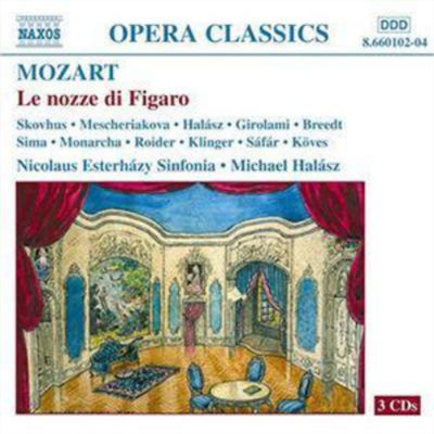 Wolfgang Amadeus Moz Le Nozze Di Figaro (Halasz, Nicolaus Esterhazy Sinfon (CD)