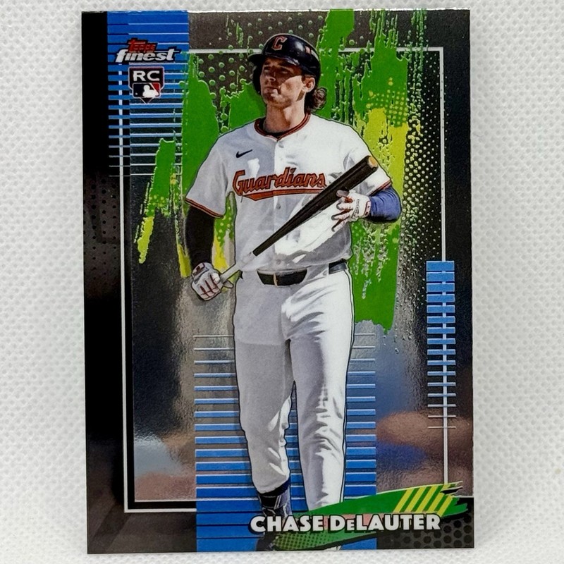 2026 Topps Finest Chase DeLauter Rookie #35 Cleveland Guardians RC