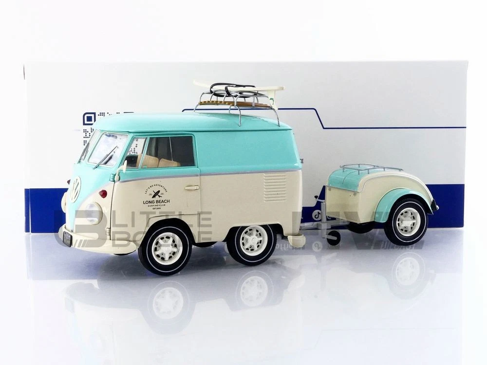 Solido 1/18 – Volkswagen Combi 'Encre Waterman' (jaune/noir) – Occasion