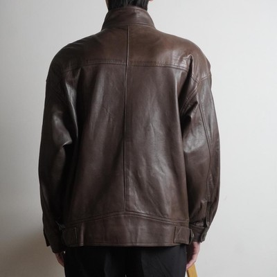 Vintage Motorcycle Jacket Leather Brown/Rw318 | eBay