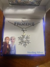 Children  s Frozen Snowflake Sterling Silver Necklace