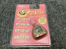 Vintage TIGER Giga Pets Compu Kitty 1997 Special Gold Edition Sealed