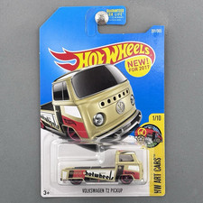 Hot Wheels Volkswagen T2 Pickup Tan HW Art Cars 1/10 201/365 2017 First Release