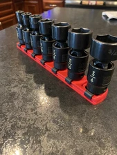 MATCO 7 PIECE 3/8" DRIVE SAE PINLESS UNIVERSAL IMPACT SOCKET SET