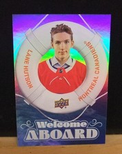2024-25   lane hutson   ud series 2   welcome aboard   rookie   canadiens