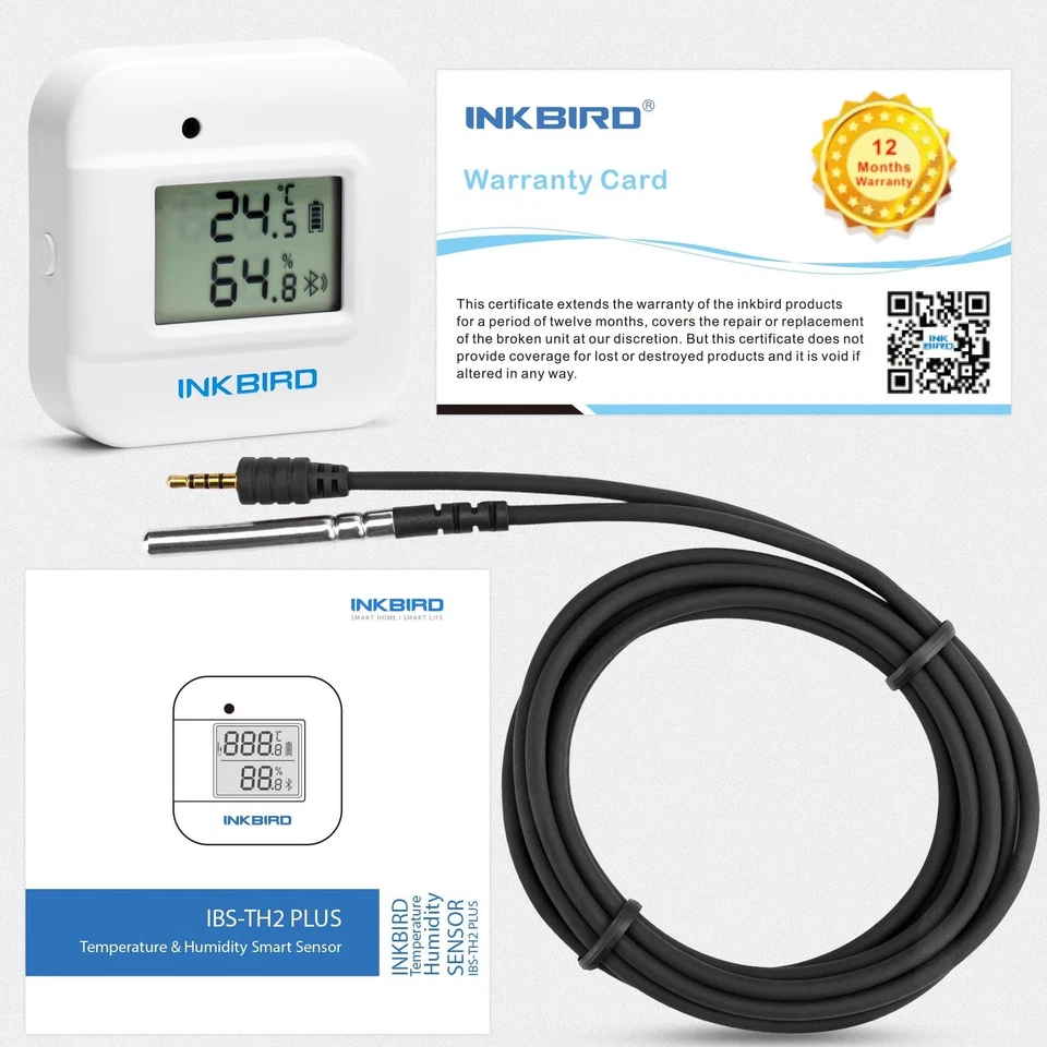 Inkbird WiFi Thermostat Temperature Controller 308 With IBS-TH2 Plus Hygrometer - Image 3 of 4