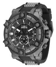 Invicta Bolt Cable Surge Men's 52mm Triple Black Stealth Chronograph Watch 35550