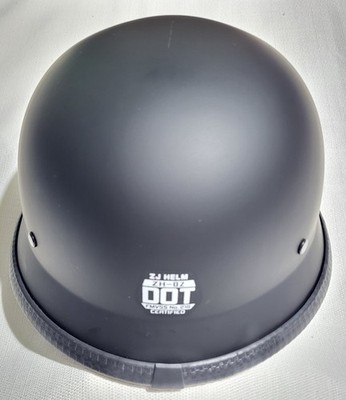 NEW IN BOX/PKG. XL German Style Motorcycle Helmet ZJ HELM ZH-02 FMVSS 218 DOT 