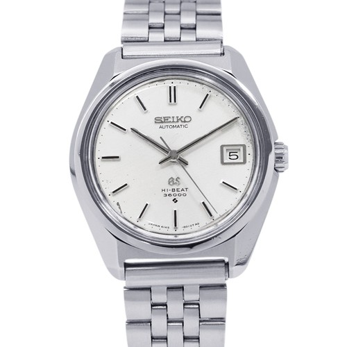 SEIKO Grand Seiko Hi-Beat 36000 61GS Date 37mm Stainless Steel Silver Dial 6...
