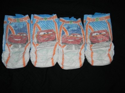 4 sample Huggies Pull-ups 5t-6t over 40-60 Lbs .