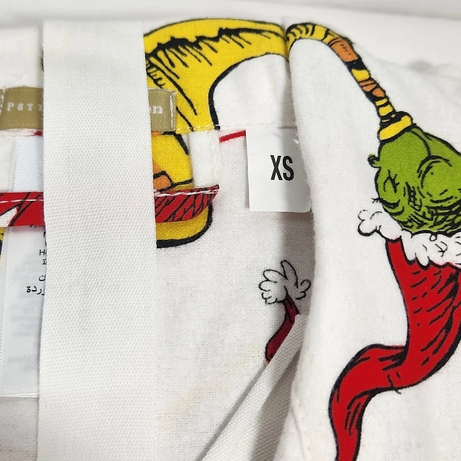 Pijama Pottery Barn Adolescentes ADULTO XS Grinch n Max Franela Navidad Ajuste Suelto Nuevo con Etiquetas Foto 4 de 4