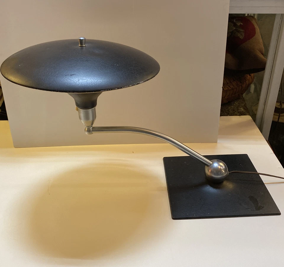 Lámpara de mesa Leroy C Doane Sight Light ~ MCM moderna de mediados de siglo Foto 2 de 4