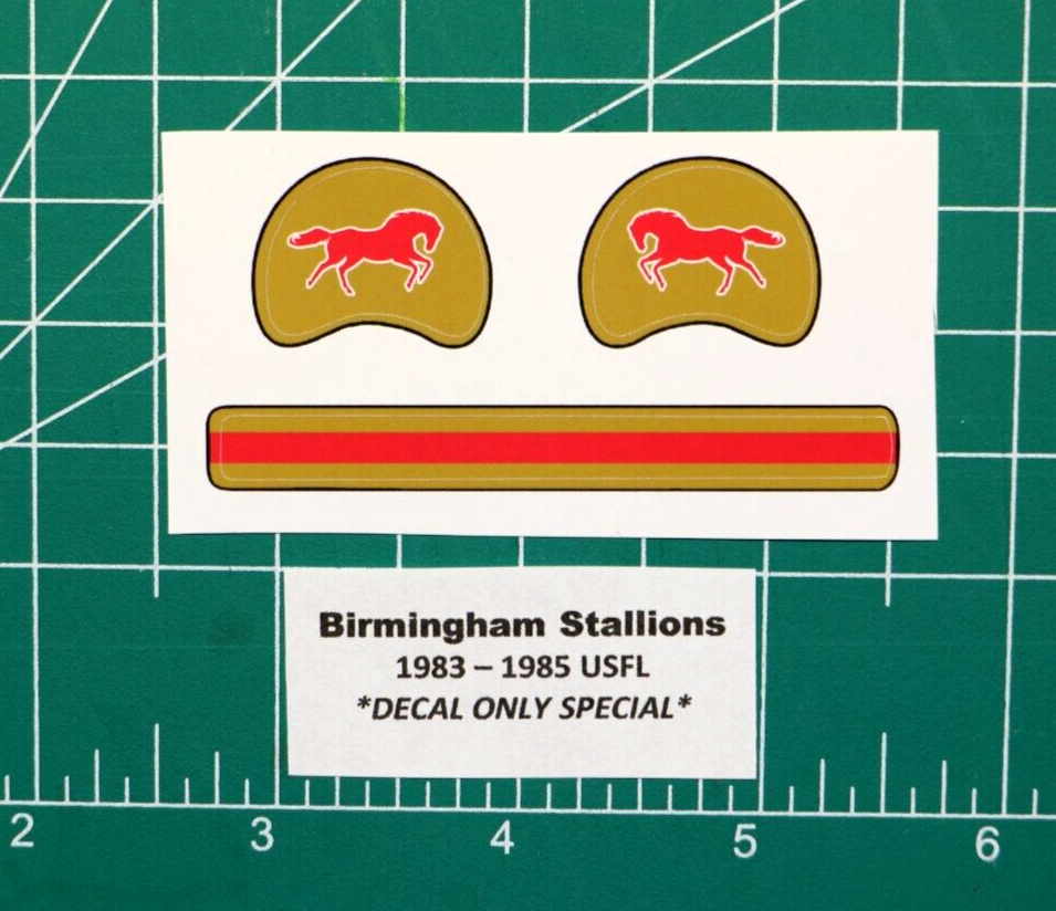 1983-1985 Birmingham Stallions USFL Football Gumball Helmets