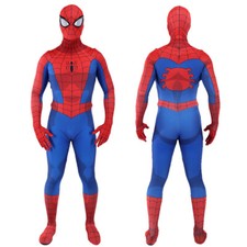 Upgraded 1994 Spider-Man Jumpsuit Spiderman Cosplay Halloween Costume Adult/Kids