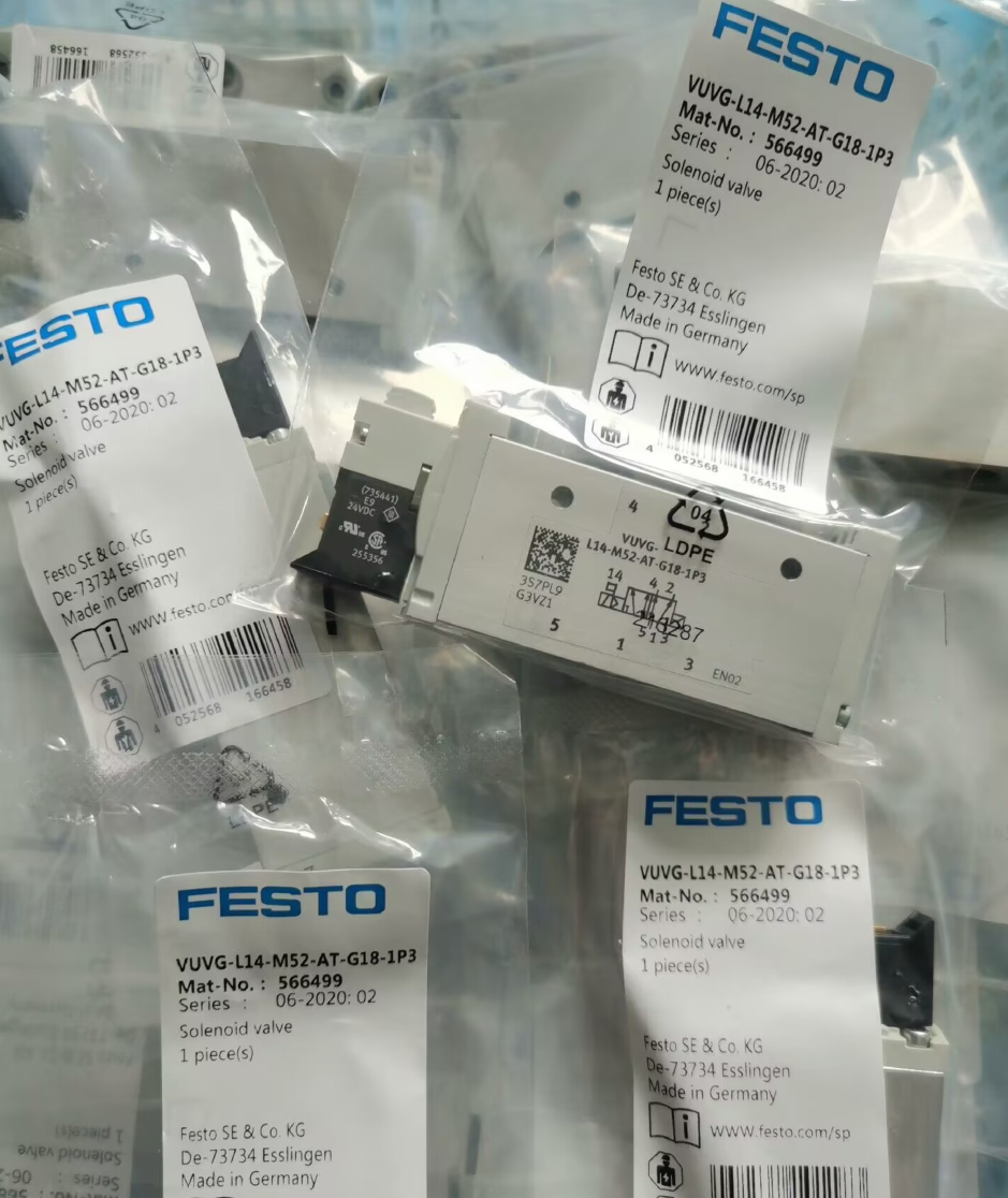 Van điện từ Festo VUVG L14 M52 AT G18 1P3 566499 573485 Hàng có sẵn