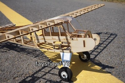 #ad #ad Piper J 3 Cub Model Plane Light Wood Fixed Wing Assembly Model Aircraft Kit Gift $67.85