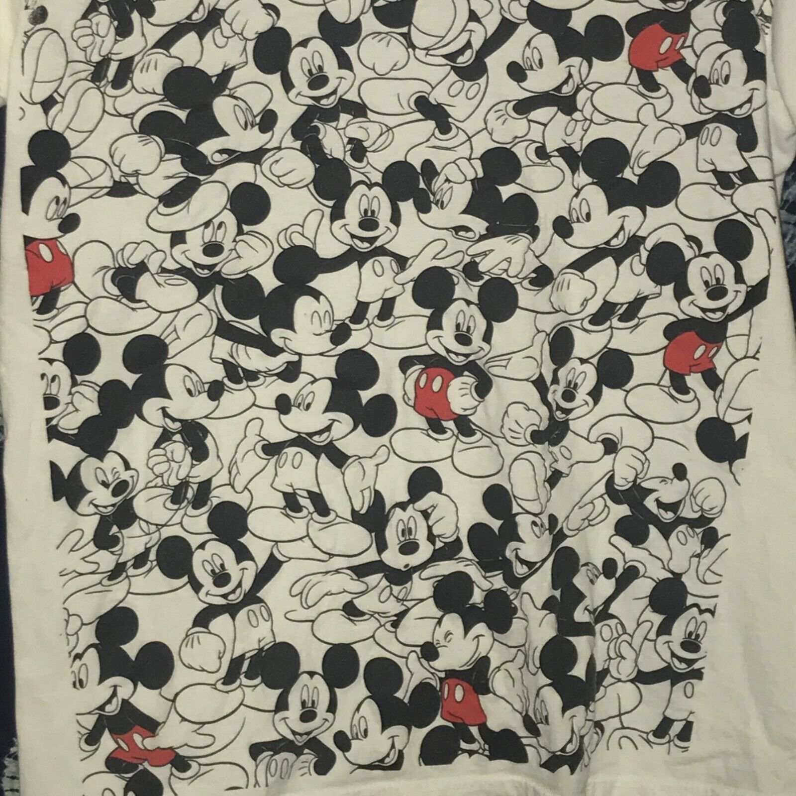 Mickey Mouse Multiple Pose T Shirt White Size M B… - image 3