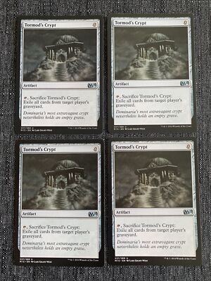 4x Tormod's Crypt NM Magic 2015 MTG Magic The Gathering