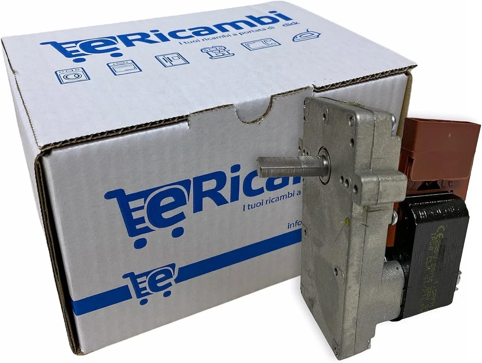 Motoriduttore Stufa a Pellet Kenta 5rpm K9117156 | Albero 8,5mm Pacco 40mm - Immagine 3 di 4