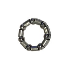 SMALL ONE PIECE BICYCLE CRANK BALL BEARING RETAINER 5/16" X 7 Ball