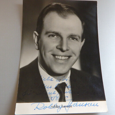 Autogramm Robba Hanson um 1950 (54258)