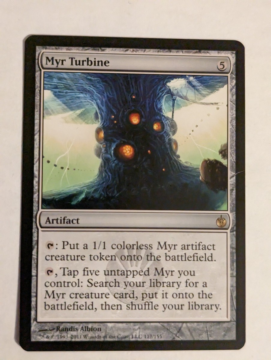 1x Myr Turbine NM - MTG Mirrodin Besieged Unplayed Urtet EDH Magic