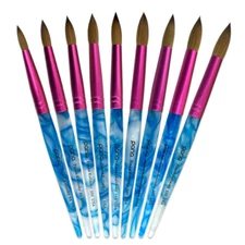 USA #1 Famous PANA Top Quality Kolinsky Acrylic Round Nail Brush Size 6 to 22